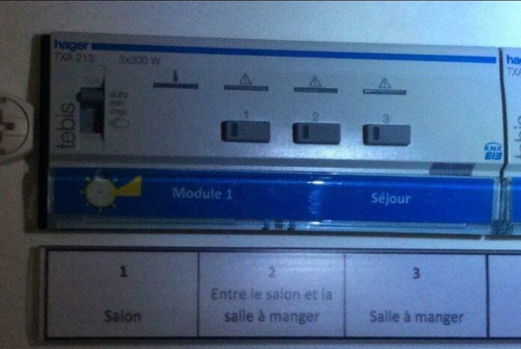 Dimmer knx txa213 hager Petites annonces Communauté Jeedom