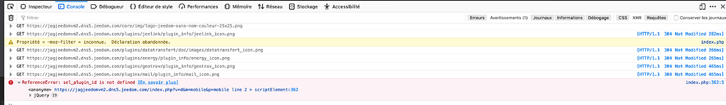 Plugin App-mobile : erreur Java script - Plugins Officiels (V4 ...