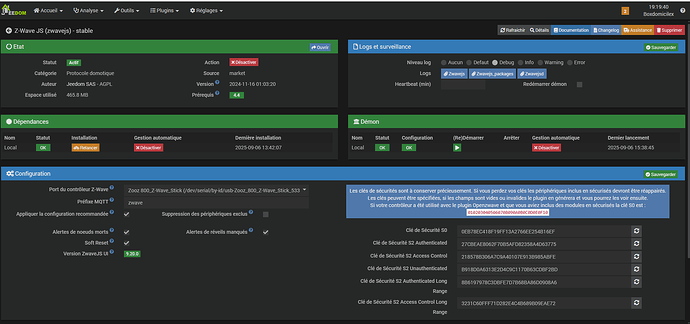Conf pluging zwave js