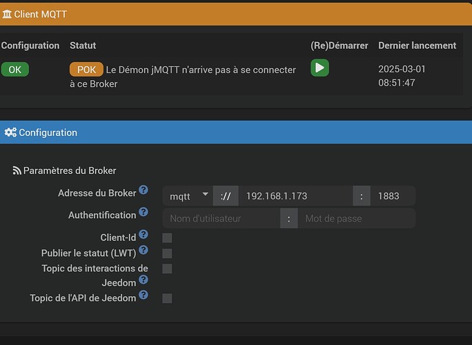 config jeedom jmqtt
