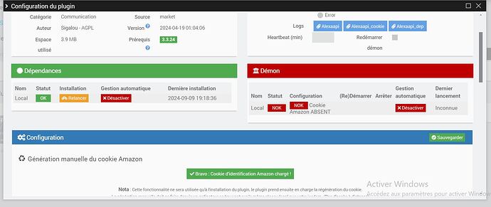 Config plugin Alexa Api
