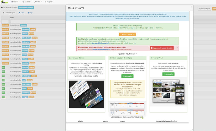 Jeedom Mise à niveau V4 - 1