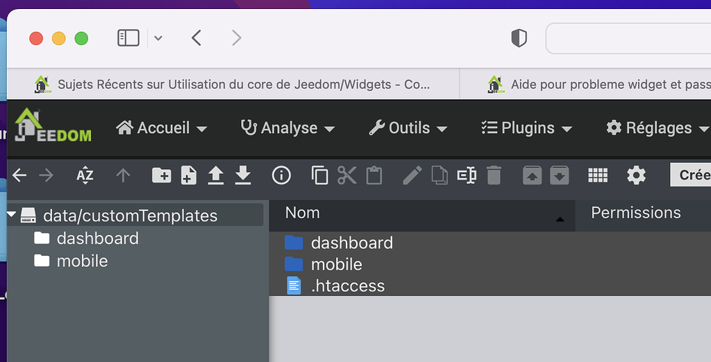 Probleme widgets Jeedom V4 - Widgets - Communauté Jeedom