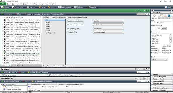 Parrametrage vl baie salon Ets commande 2