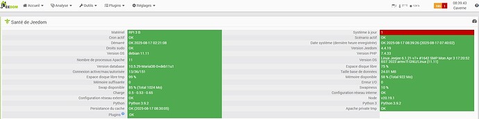 25-08-17 6h apres réinstall OS32B Jeejee restau sauvegarde