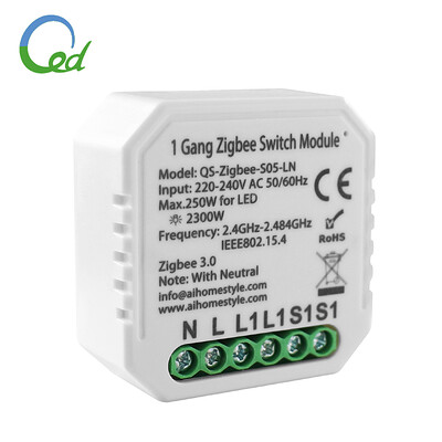 GangZigBeeSwitchModule QS-Zigbee-S05-LN