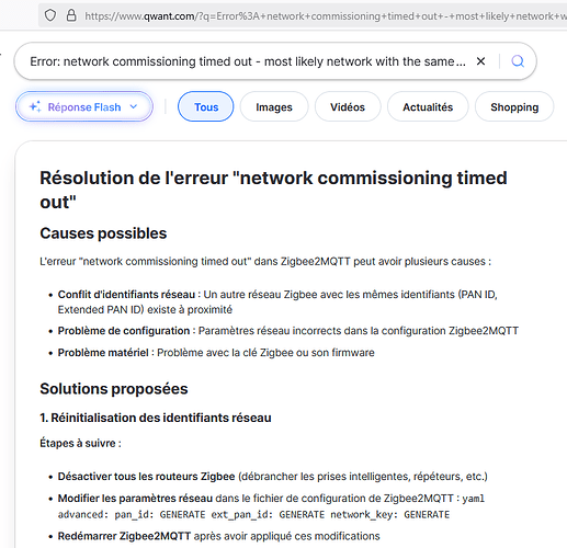 JeeZigbee-Qwant-Error-network-commissioning-timed-out