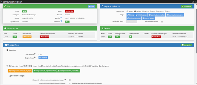 Configuration plugin