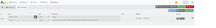 MQTT Source Commandes