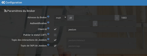 Config broker jMQTT