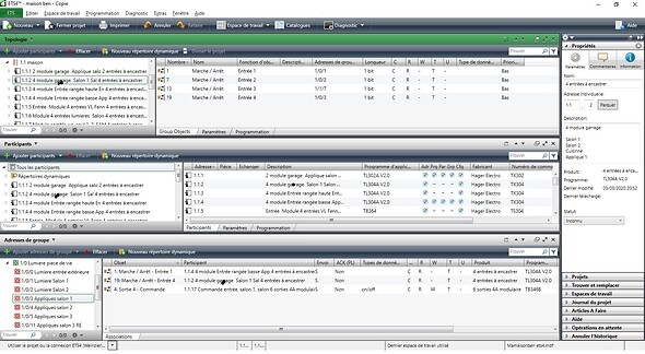 Parametrage inter 2 applique 1 ETS