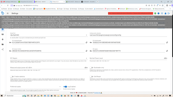 Z-Wave JS UI du 031123 1126