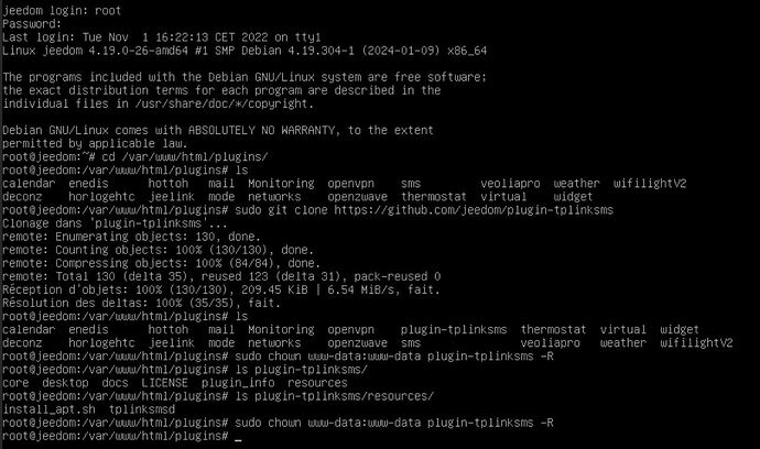 20240209 Jeedom TPLINKSMS Installation