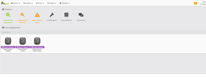 Ecran NUTS MQTT Discovery