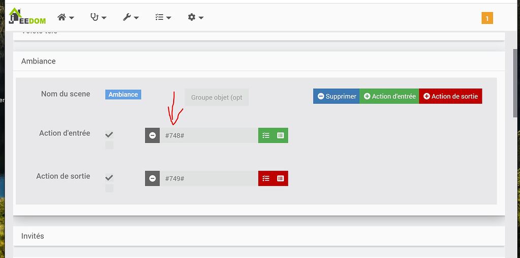Scènes du plugin Alexa Communication Communauté Jeedom