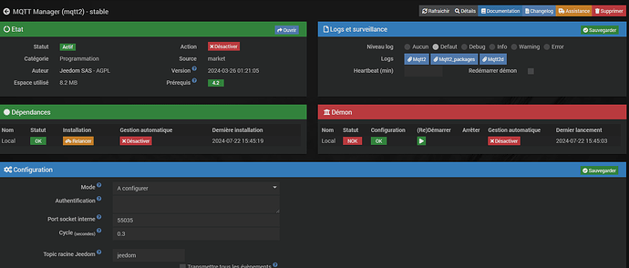 Mqtt manager conf
