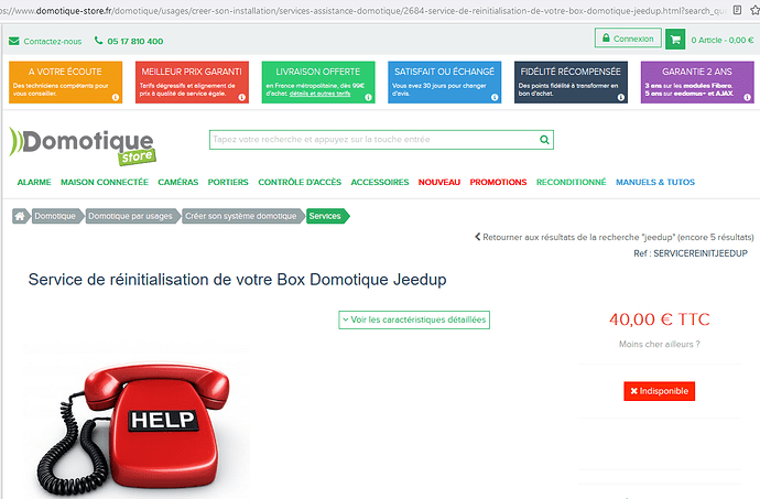 Domotique-store-jeedup-reinit