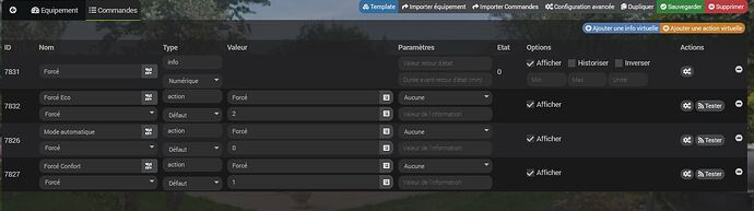 Virtuel cde position