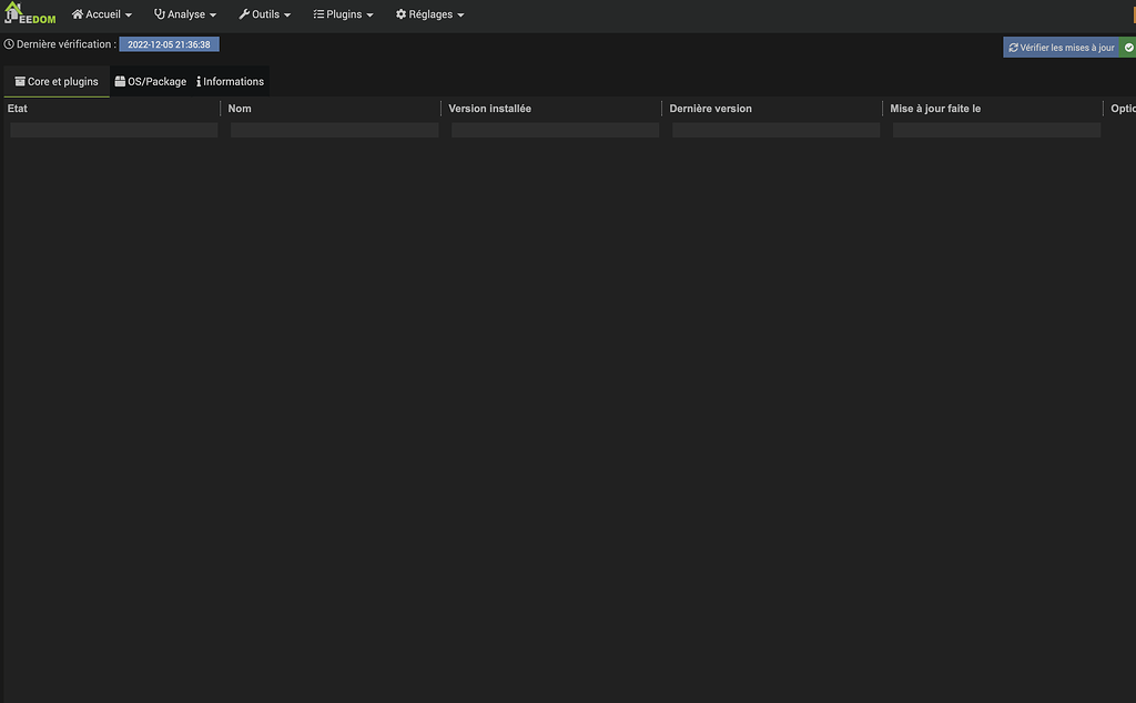 Pb jeedom depuis derni re mise jours utilisation du core de jeedom