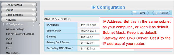 foscam-C1-Lite-network-ip-configuration