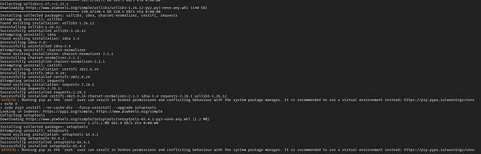 Log du plugin zigbee_packages