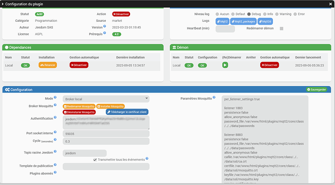 MQTT cible