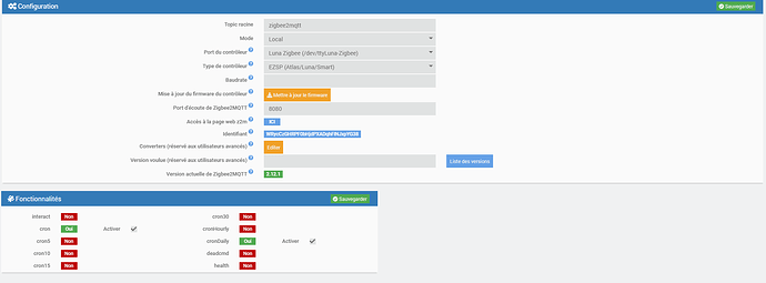 Capture d’écran 2 plugin zigbee