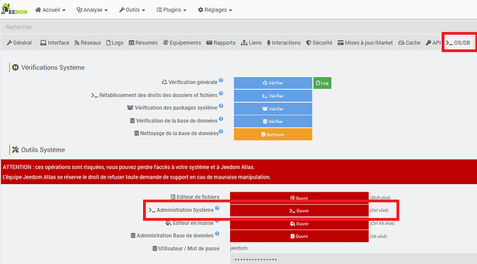 jeedom-reglages-systeme-configuration-osdb-adminsys