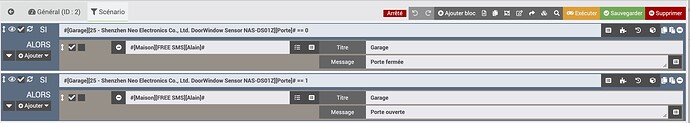 Scénario garage