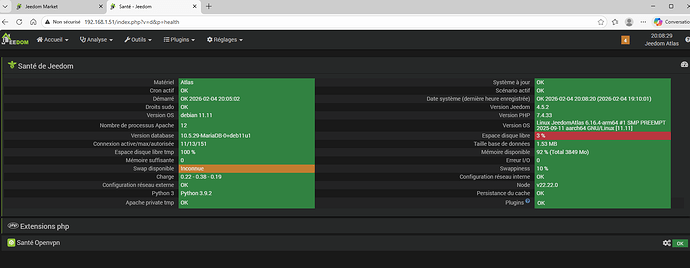 Copie d'ecran page sante 2026_01_24