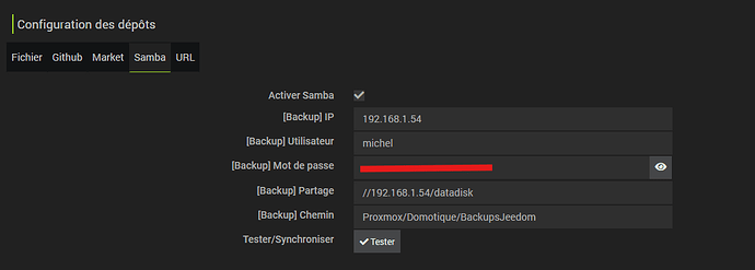 Backups Samba