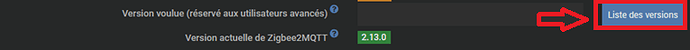 Jeezigbee-config-zigbee2mqtt-version