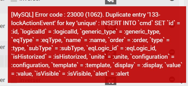 Message d'erreur après Nouvelle commande créée 23 09 2025 - 0805