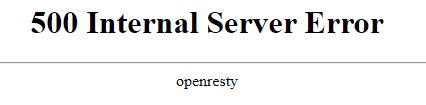 error 500