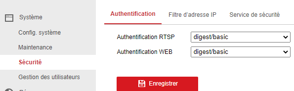 Sécurité-Authentification Digest Basic