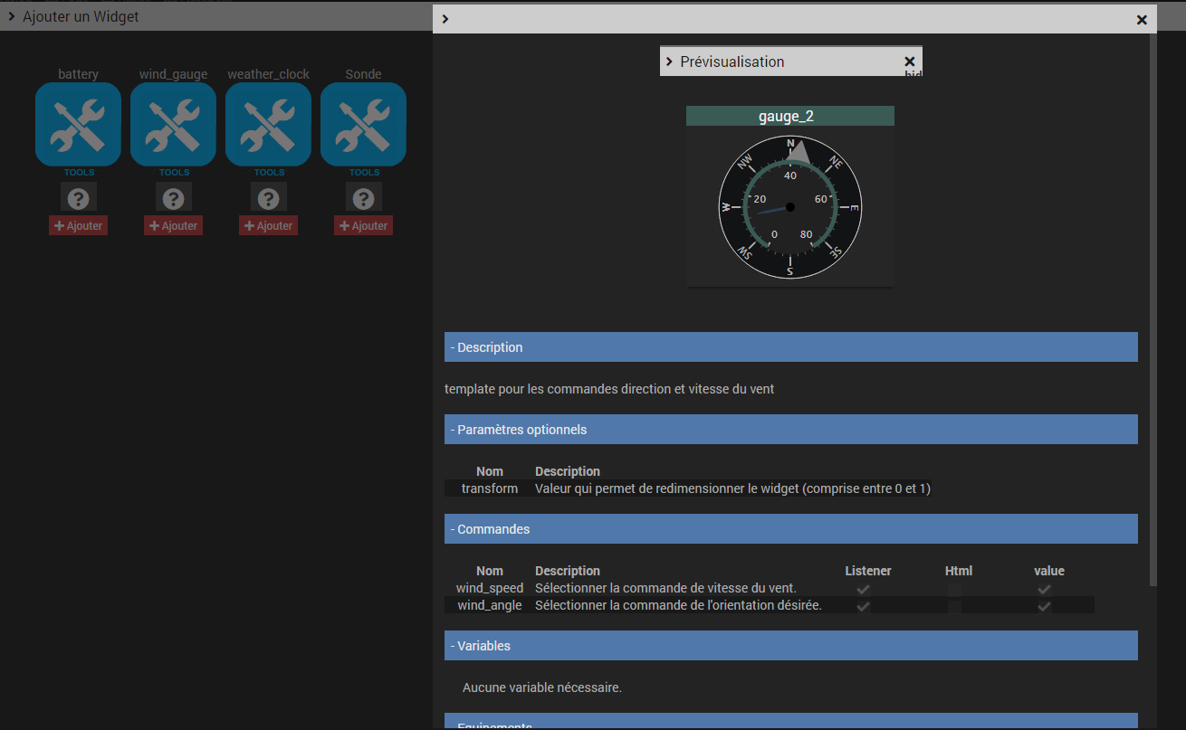 [tools] Générateur de templates et widgets (V4) - Programmation ...