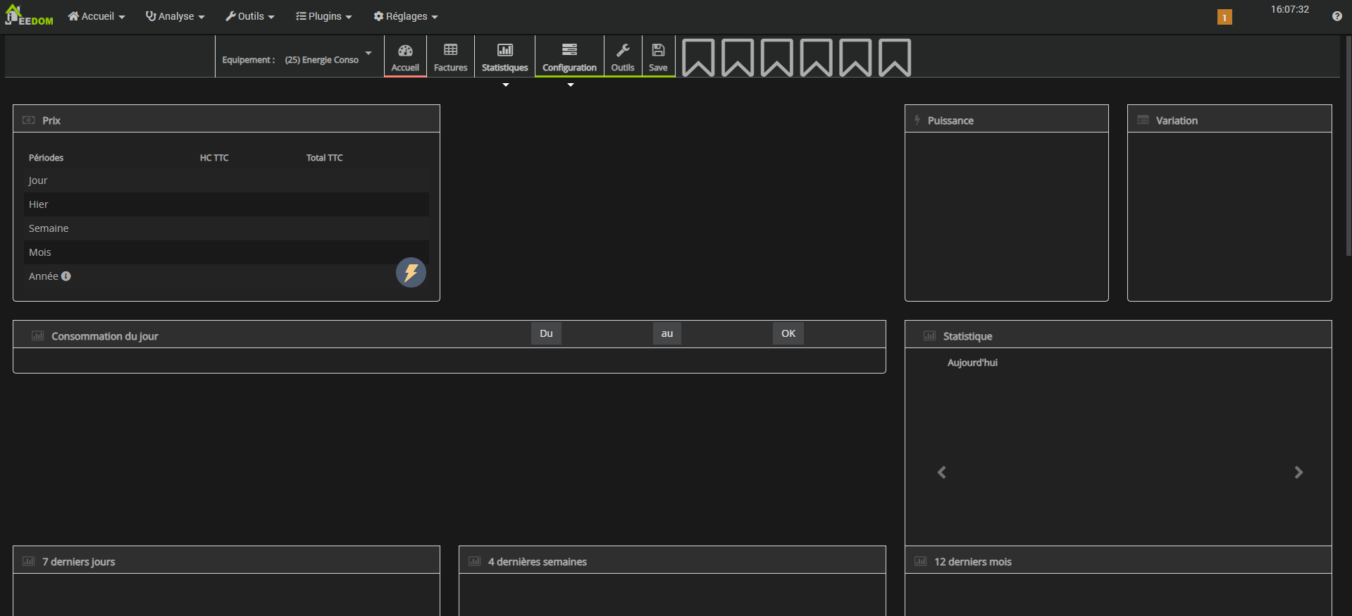 Dashboard Suiviconso Vierge Energie Communaut Jeedom