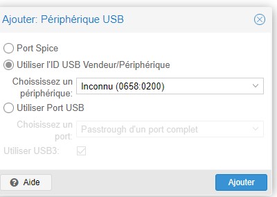 Choix usb