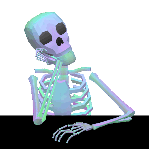 skeleton-waiting