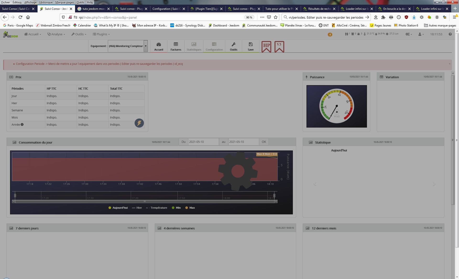 Suiviconso Panel En Boucle Energie Communaut Jeedom