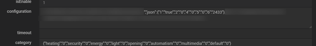 Afficher une configuration qui contient un json - Aide Programmation ...
