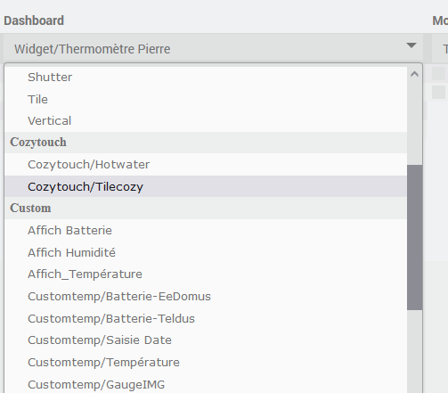 Code des widgets - Widgets - Communauté Jeedom