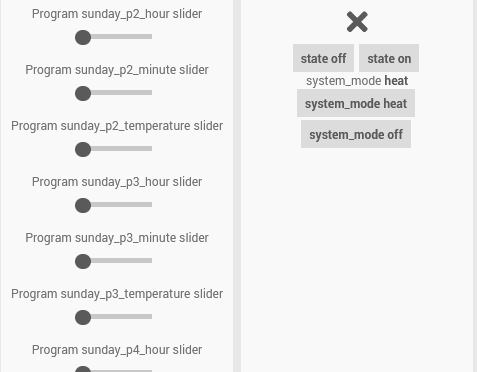 Widget thermostat