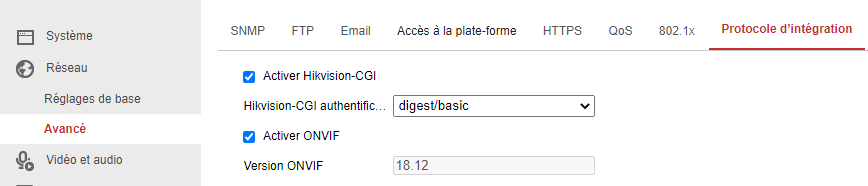 Protocole Intégration Digest Basic