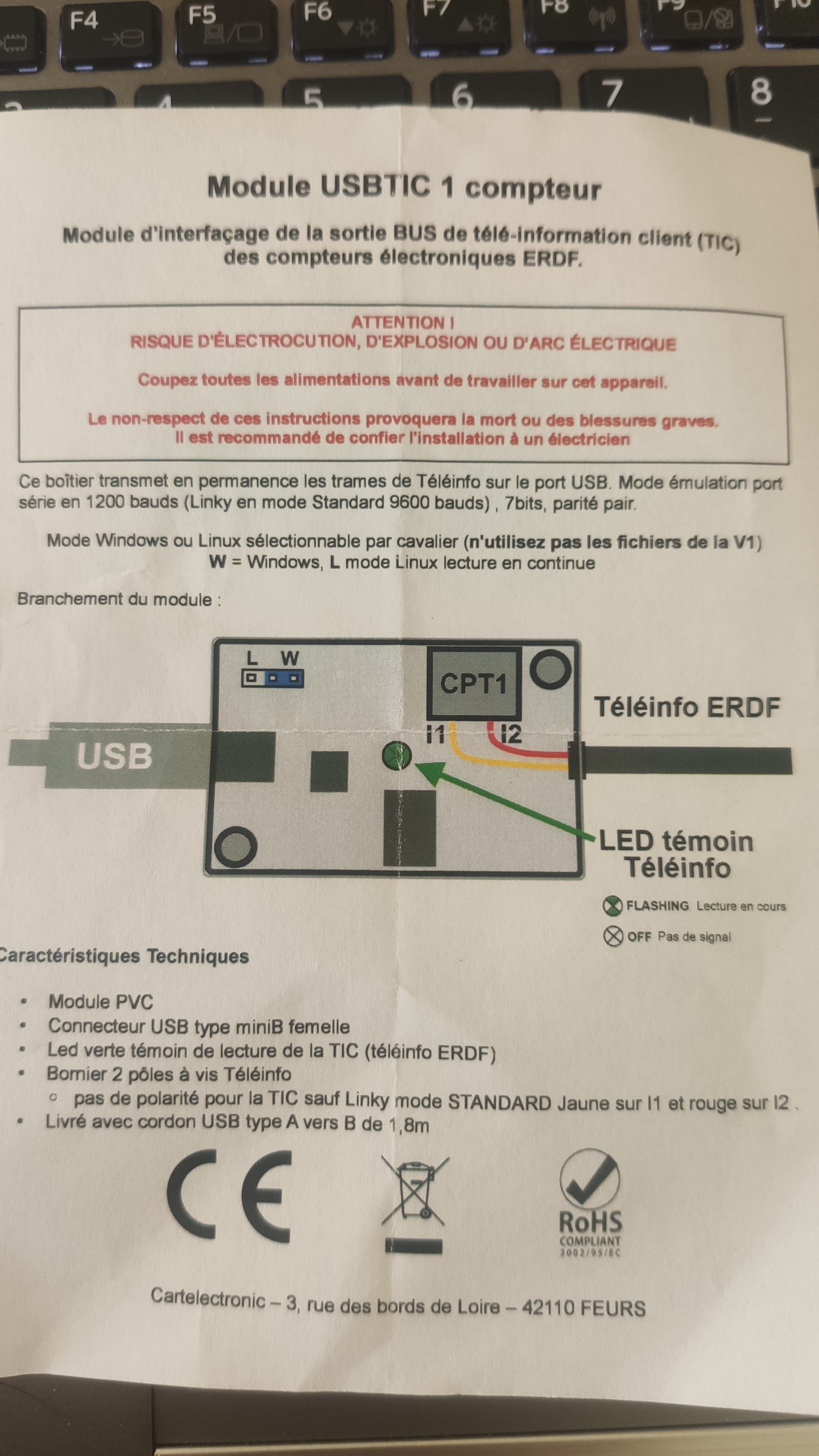 Teleinfo Linky borne I1 I2 déjà cablée! - Discussions Générales -  Communauté Jeedom