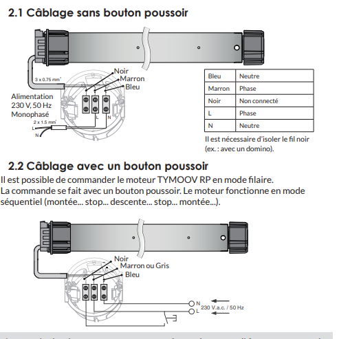 Volets Roulants Delta dore : câblage et module zigbee - Matériel