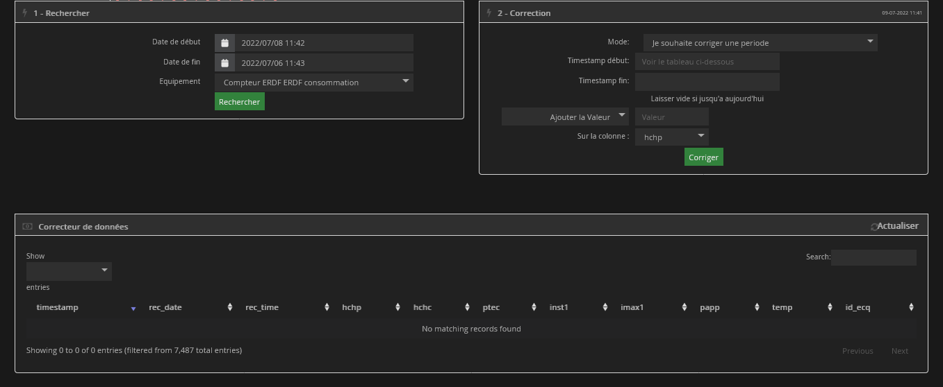 Conso journalière en euro trop importante Energie Communauté Jeedom